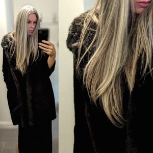Mink Alpaca 3/4 Length Coat